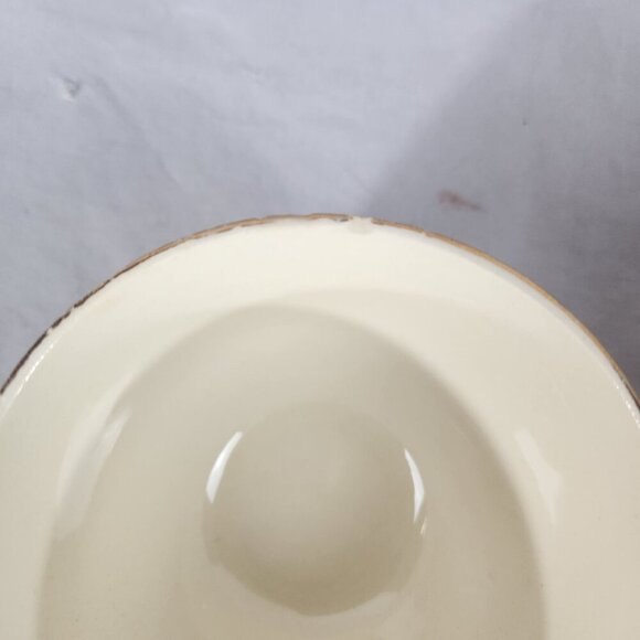 Set of 4 Vintage Homer Laughlin Virginia Rose Woodland Gold Cups and Saucers USA - Picture 5 of 15